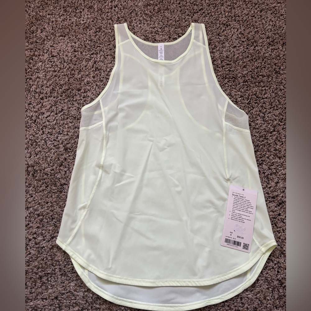 NWT Lululemon Sculpt Tank II